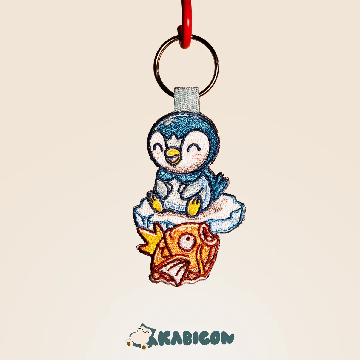 piplup & magikarp keytag piplup & magikarp keytag