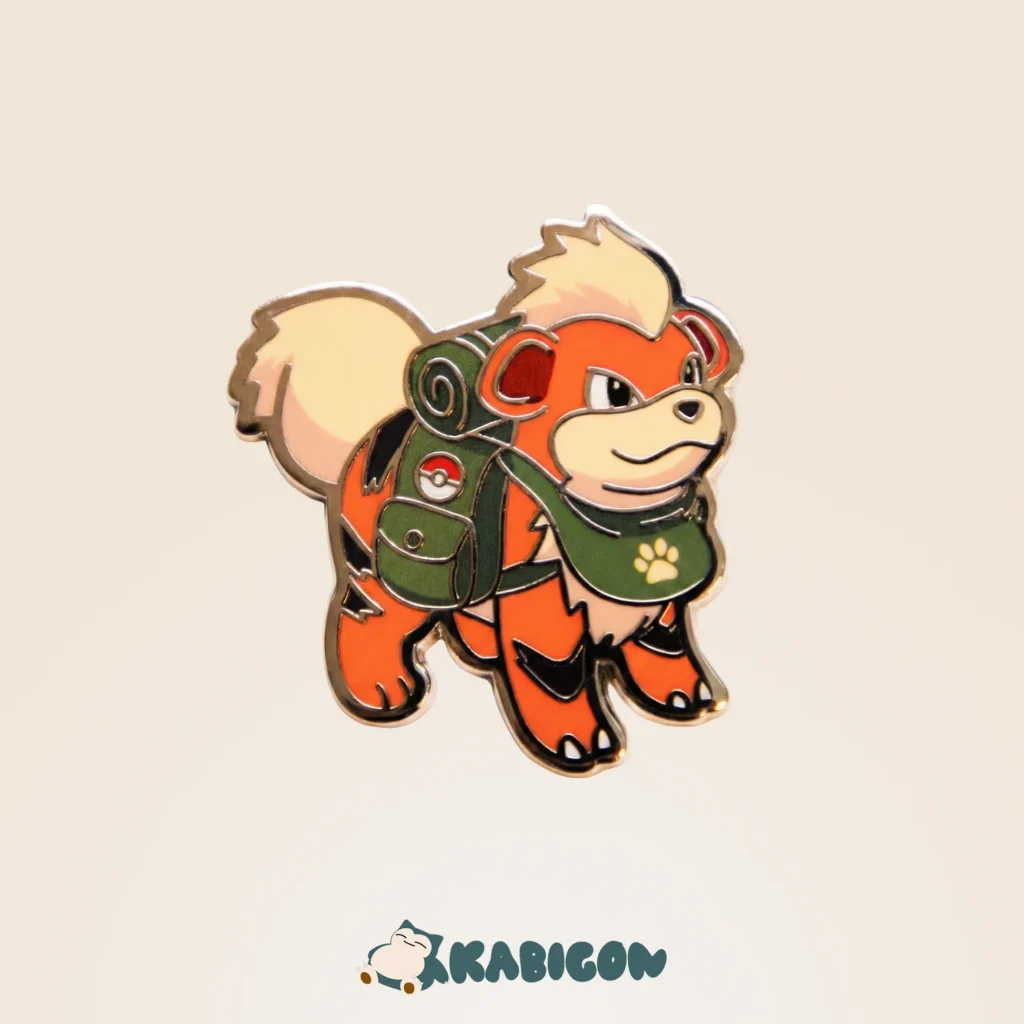 growlithe ranger pin