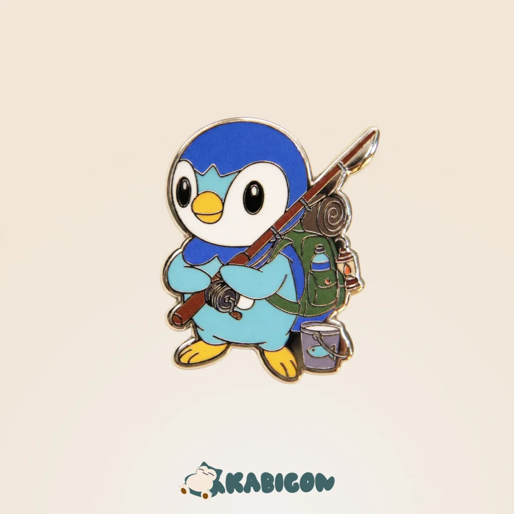 piplup fisher pin