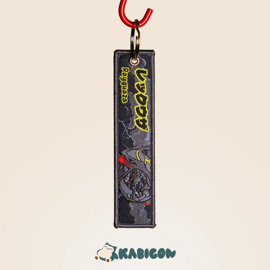 shiny rayquaza keytag